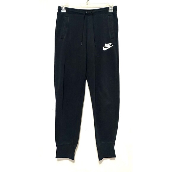 Nike Black Jogger Sweats Sweat Pants Women’s Medium AJ7365-010 - Picture 1 of 6